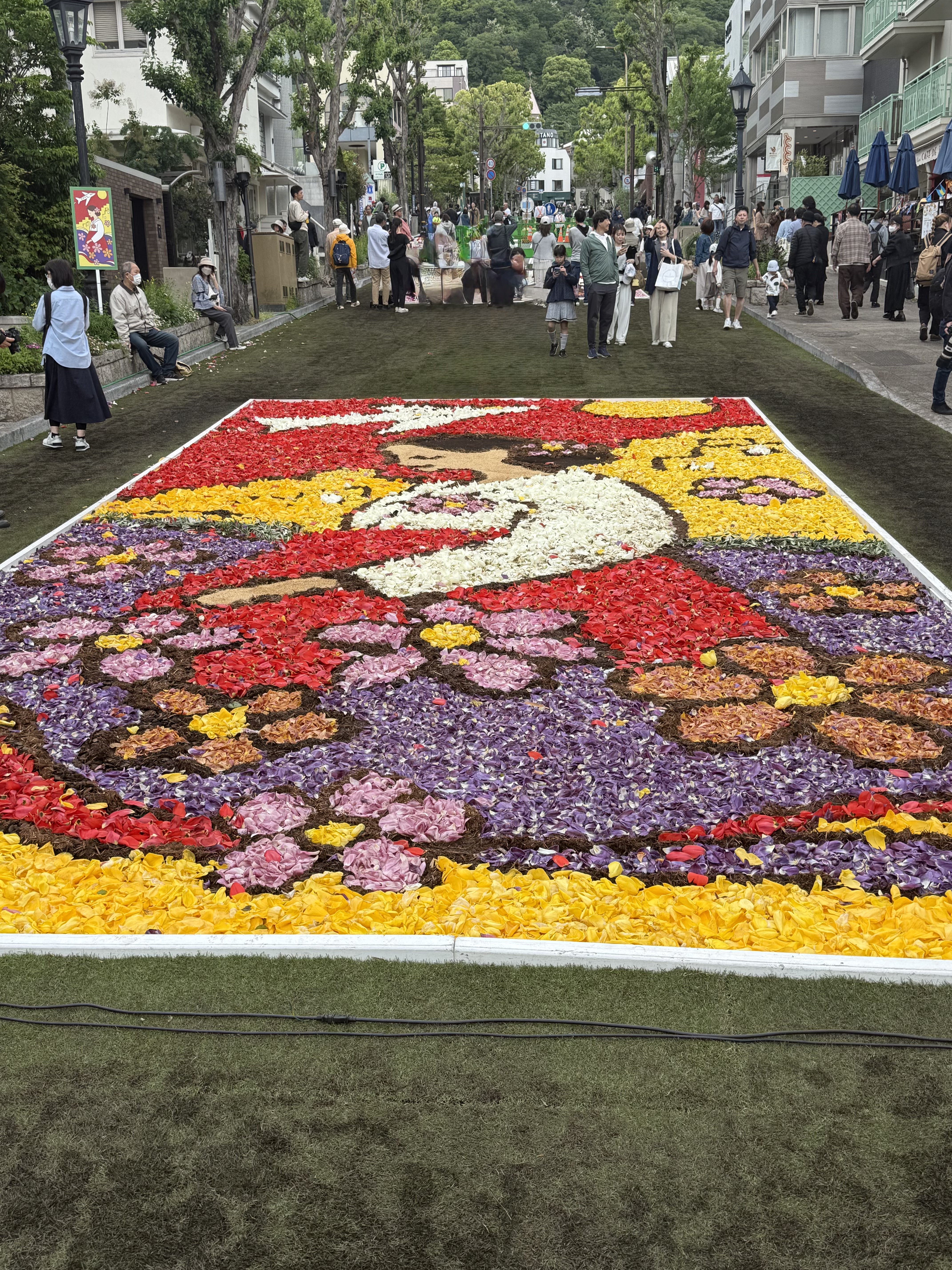 2026年5月 INFIORATA KOBE KITANOZAKAに行ってきました。姉妹都市の